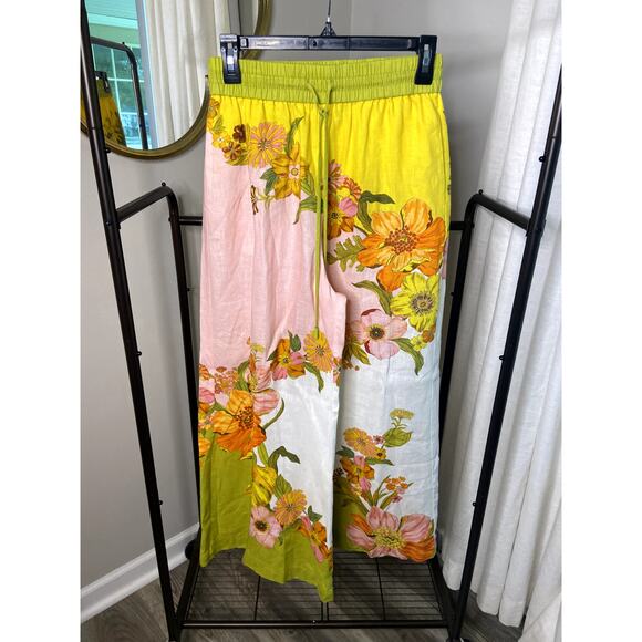 Alemais Multicolor Floral Boot Cut Pants - Picture 2 of 9